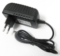 Блок питания пласт, корпус 12V/1А/12W. Вход 100-240V, Размер 83x43x30 мм ,размер без вилки