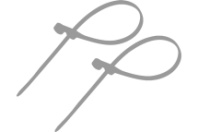 Стяжка под винт 3.6х150мм, 100 штук, Rexant 07-0154-3, серая