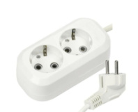Сетевой удлинитель 1-2.SALE 2 розетки, 16А, 5м, заземление, ПВС 3х1, белый Сетевой удлинитель 1-2.SALE 2 розетки, 16А, 5м, заземление, ПВС 3х1, белый
